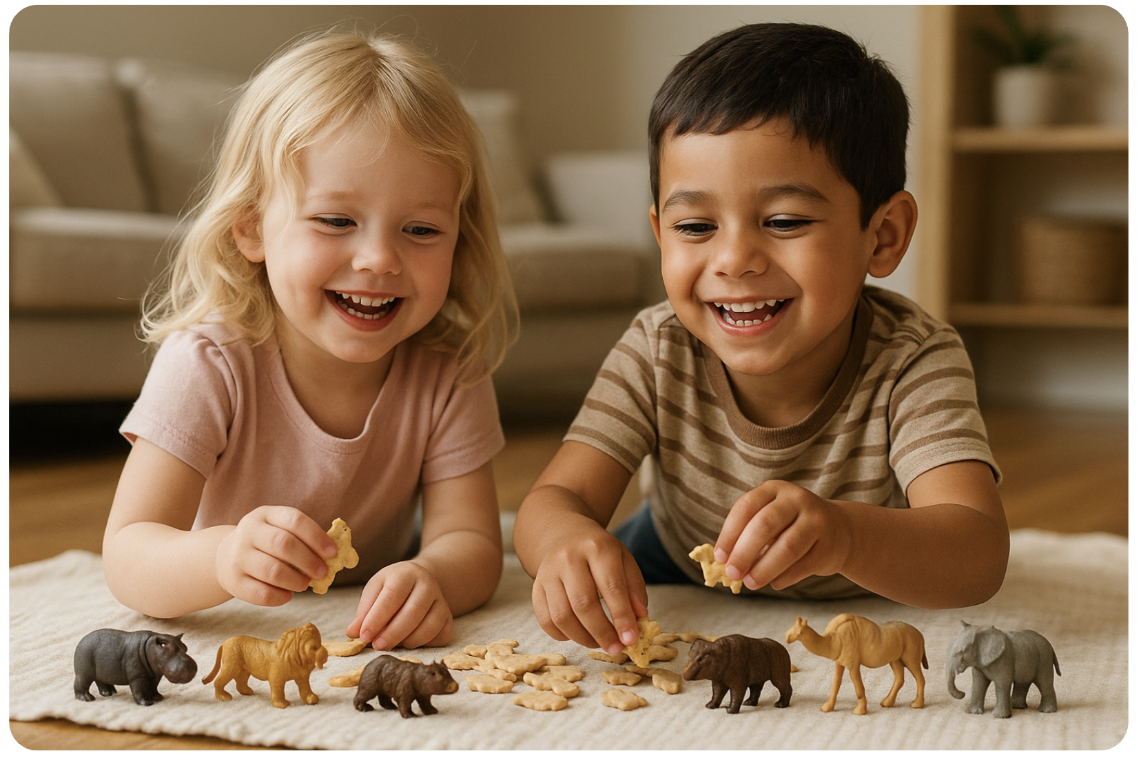 blonde girl hispanic kid